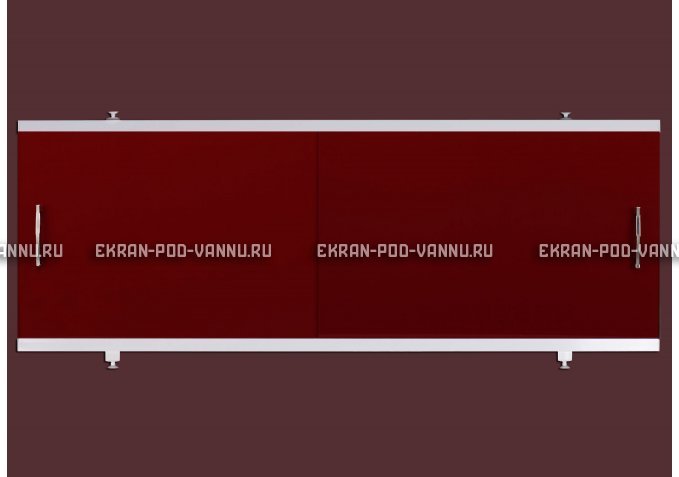 Экран EUROPLEX Универсал бордо под трубы – купить по цене 6250 руб. в интернет-магазине в городе Казань картинка 1