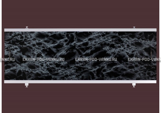 Экран EUROPLEX Универсал черный мрамор – купить по цене 6250 руб. в интернет-магазине в городе Казань картинка 1