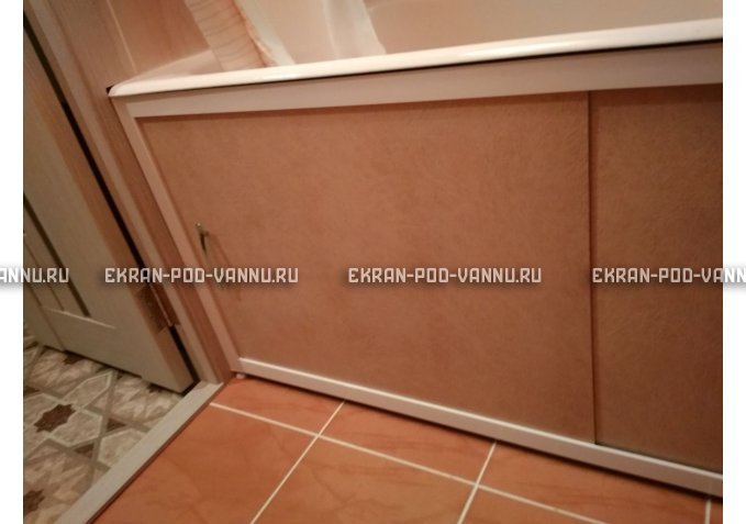 Раздвижной экран EUROPLEX Комфорт бежевый – купить по цене 6750 руб. в интернет-магазине в городе Казань картинка 2