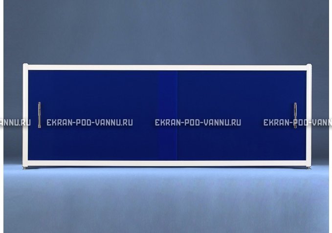 Раздвижной экран EUROPLEX Комфорт синий – купить по цене 6750 руб. в интернет-магазине в городе Казань картинка 1