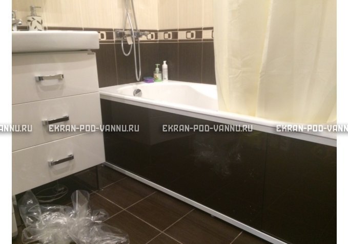 Раздвижной экран EUROPLEX Комфорт шоколад – купить по цене 6750 руб. в интернет-магазине в городе Казань картинка 3