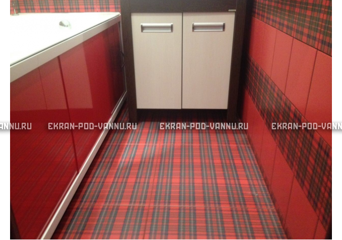 Экран раздвижной EUROPLEX Комфорт красный – купить по цене 6250 руб. в интернет-магазине в городе Казань картинка 3
