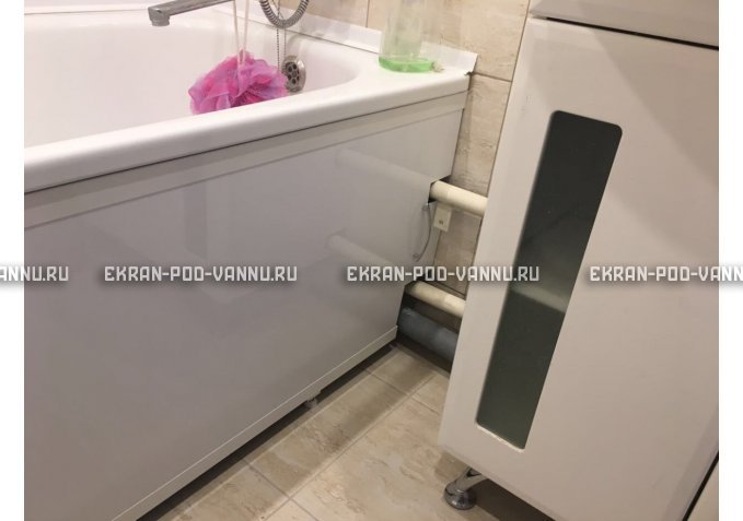 Экран под трубы EUROPLEX Универсал белый высокий – купить по цене 6550 руб. в интернет-магазине в городе Казань картинка 1