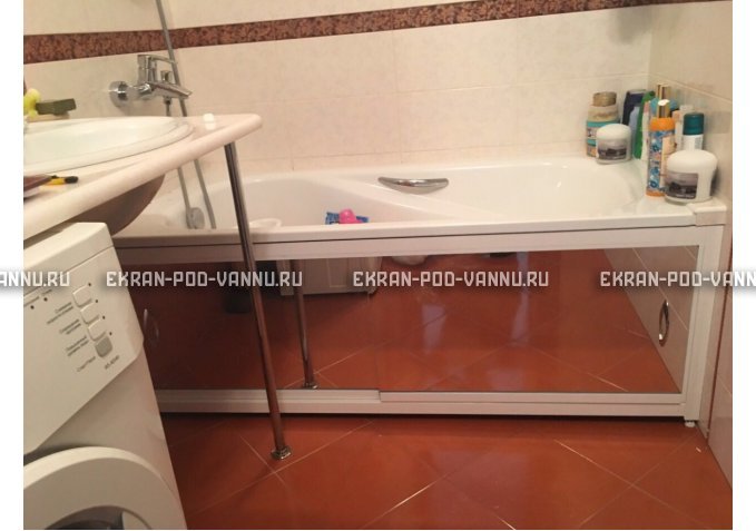 Раздвижной экран EUROPLEX Роликс Зеркальный – купить по цене 9700 руб. в интернет-магазине в городе Казань картинка 10