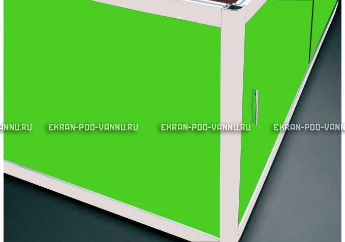 Торцевой экран EUROPLEX Комфорт салатовый – купить по цене 8760 руб. в интернет-магазине в городе Казань картинка 1