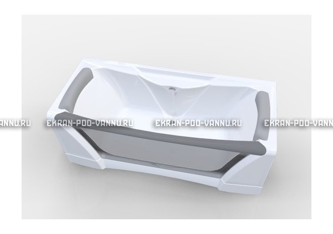 Прозрачная ванна 1MarKa Dolce Vita 180x80 – купить по цене 43200 руб. в интернет-магазине в городе Казань картинка 2
