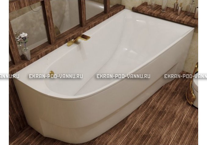 Акриловая ванна Vayer Boomerang 160x90 – купить по цене 52780 руб. в интернет-магазине в городе Казань картинка 1