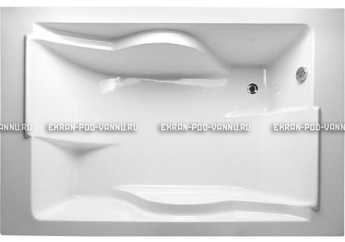 Акриловая ванна Vayer Coral 180x120 – купить по цене 33850 руб. в интернет-магазине в городе Казань картинка 2