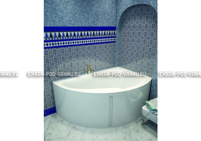 Акриловая ванна Vayer Ismena 160x105 – купить по цене 28350 руб. в интернет-магазине в городе Казань картинка 1