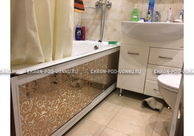 Раздвижной экран EUROPLEX Роликс Золото – купить по цене 12500 руб. в интернет-магазине в городе Казань картинка 1