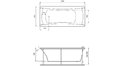 Акриловая ванна Relisan Loara 180x80 – купить по цене 23580 руб. в интернет-магазине в городе Казань картинка 17
