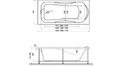 Акриловая ванна Relisan Elvira 160x75 – купить по цене 15940 руб. в интернет-магазине в городе Казань картинка 13