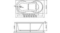 Акриловая ванна Relisan Lada 160x70 – купить по цене 14600 руб. в интернет-магазине в городе Казань картинка 13