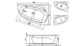 Акриловая ванна Relisan Zoya 140x90 – купить по цене 19000 руб. в интернет-магазине в городе Казань картинка 13