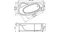 Акриловая ванна 1MarKa Gracia 170x100 – купить по цене 20270 руб. в интернет-магазине в городе Казань картинка 17