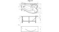 Акриловая ванна 1MarKa Gracia 160x95 – купить по цене 20300 руб. в интернет-магазине в городе Казань картинка 17