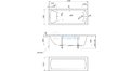 Акриловая ванна 1MarKa Modern 120x70 – купить по цене 7600 руб. в интернет-магазине в городе Казань картинка 17