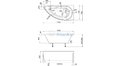 Акриловая ванна 1MarKa Piccolo 150х75 – купить по цене 11310 руб. в интернет-магазине в городе Казань картинка 25