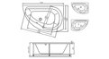 Акриловая ванна Vayer Ismena 160x105 – купить по цене 28350 руб. в интернет-магазине в городе Казань картинка 21